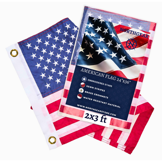 Northgear™ American boat flag 2x3 ft