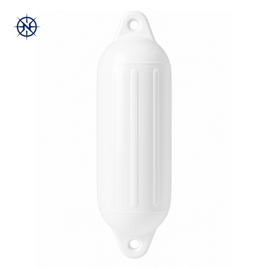 Polyform G-Series Twin Eye Boat Fender - White (8.8" x 26.8")