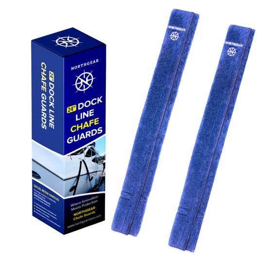 dock line chafe guard-navy blue color-northgear