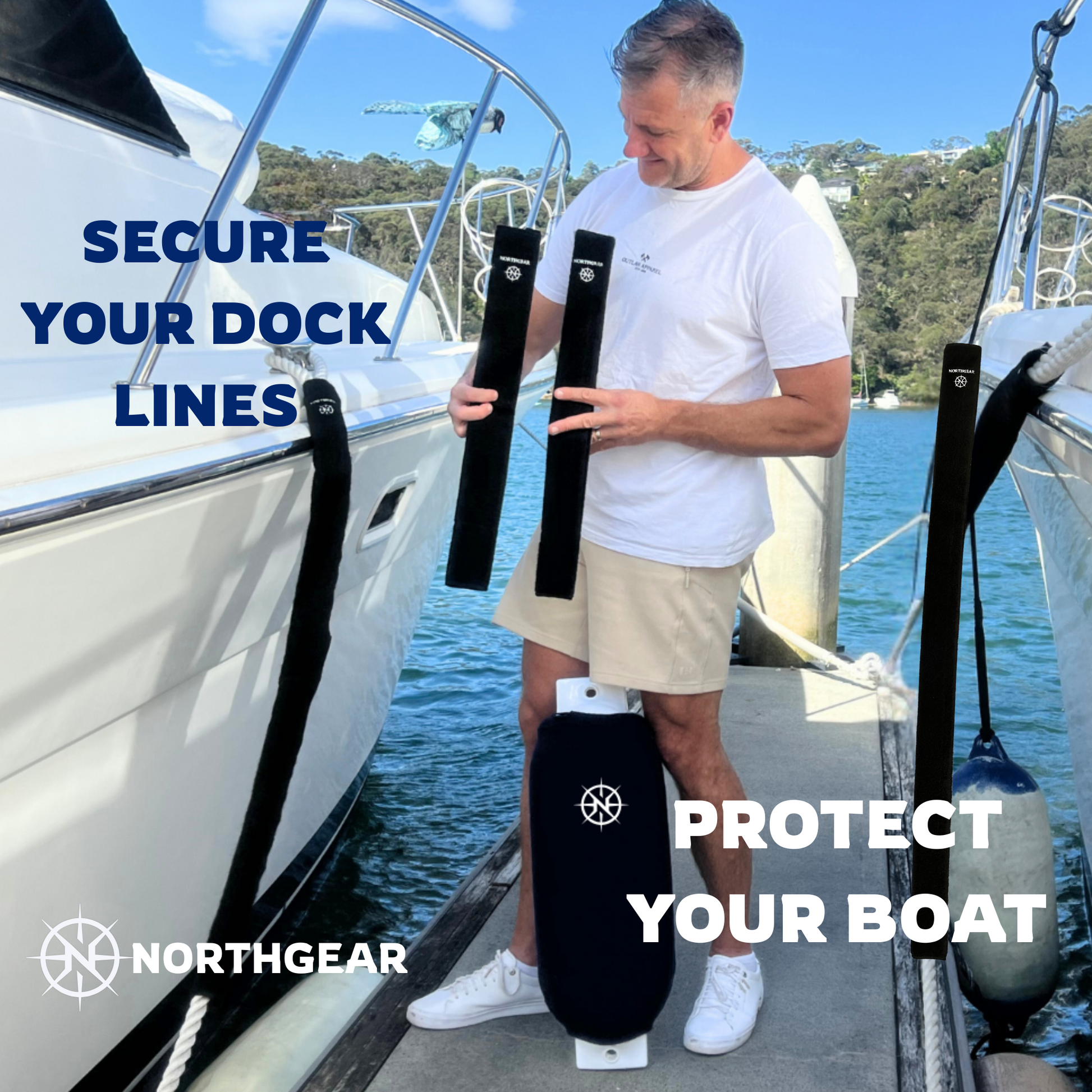 dock line chafe guard-northgear