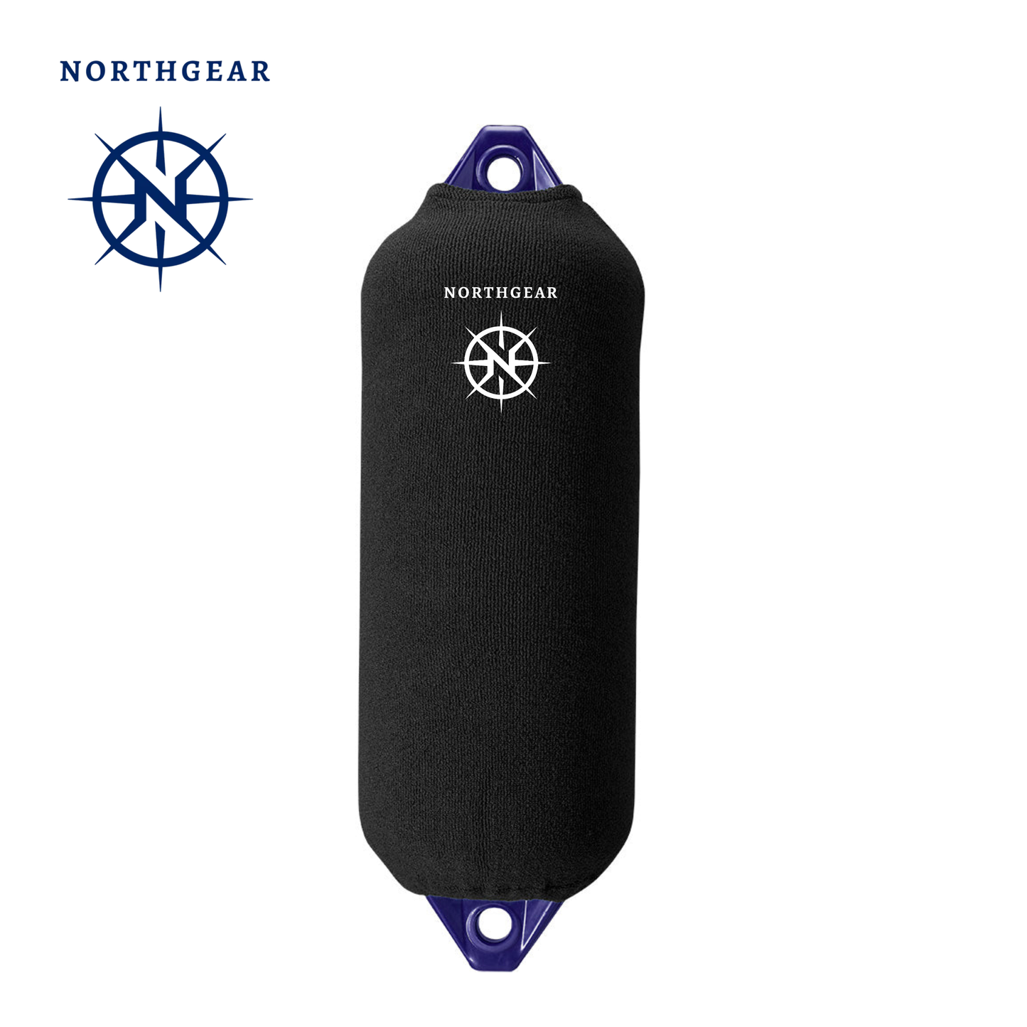 NORTHGEAR™ Premium Fender Covers – 23" Black Marine-Grade Protection