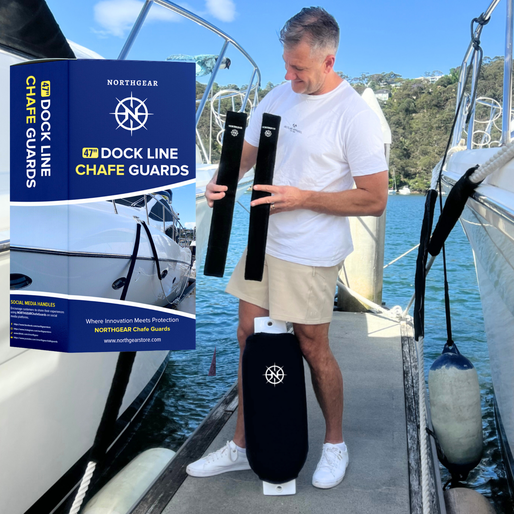 dock line chafe guard-northgear