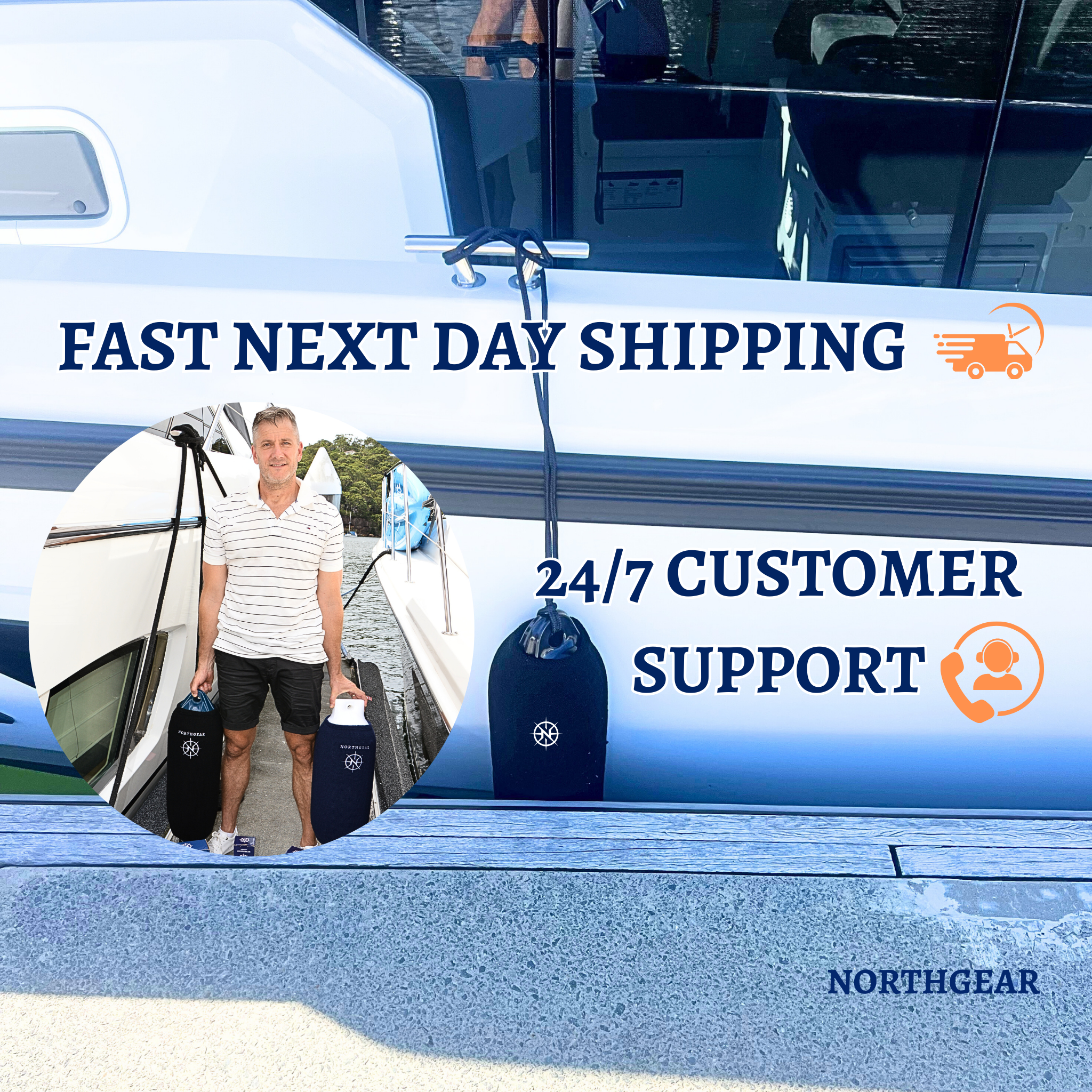 Boat fender covers 
