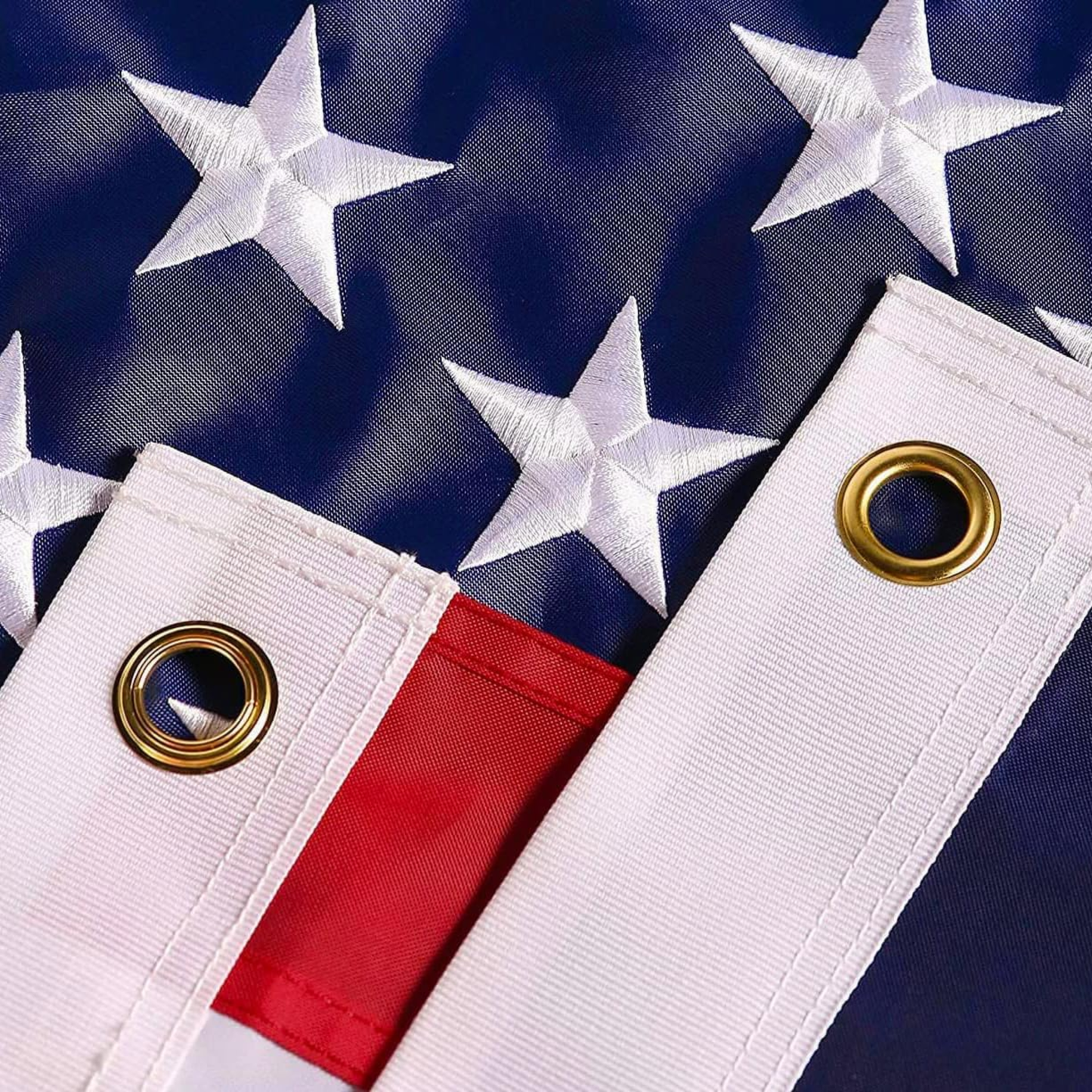 NorthGear™ American Boat Flag 2x3 ft – Made in USA Nylon Marine Flag with Brass Grommets