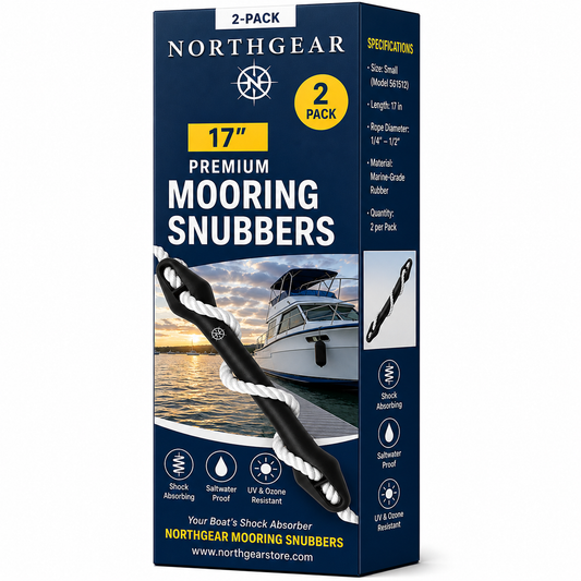 Heavy-Duty Rubber Mooring Snubber – For Dock & Mooring Line Shock Absorption