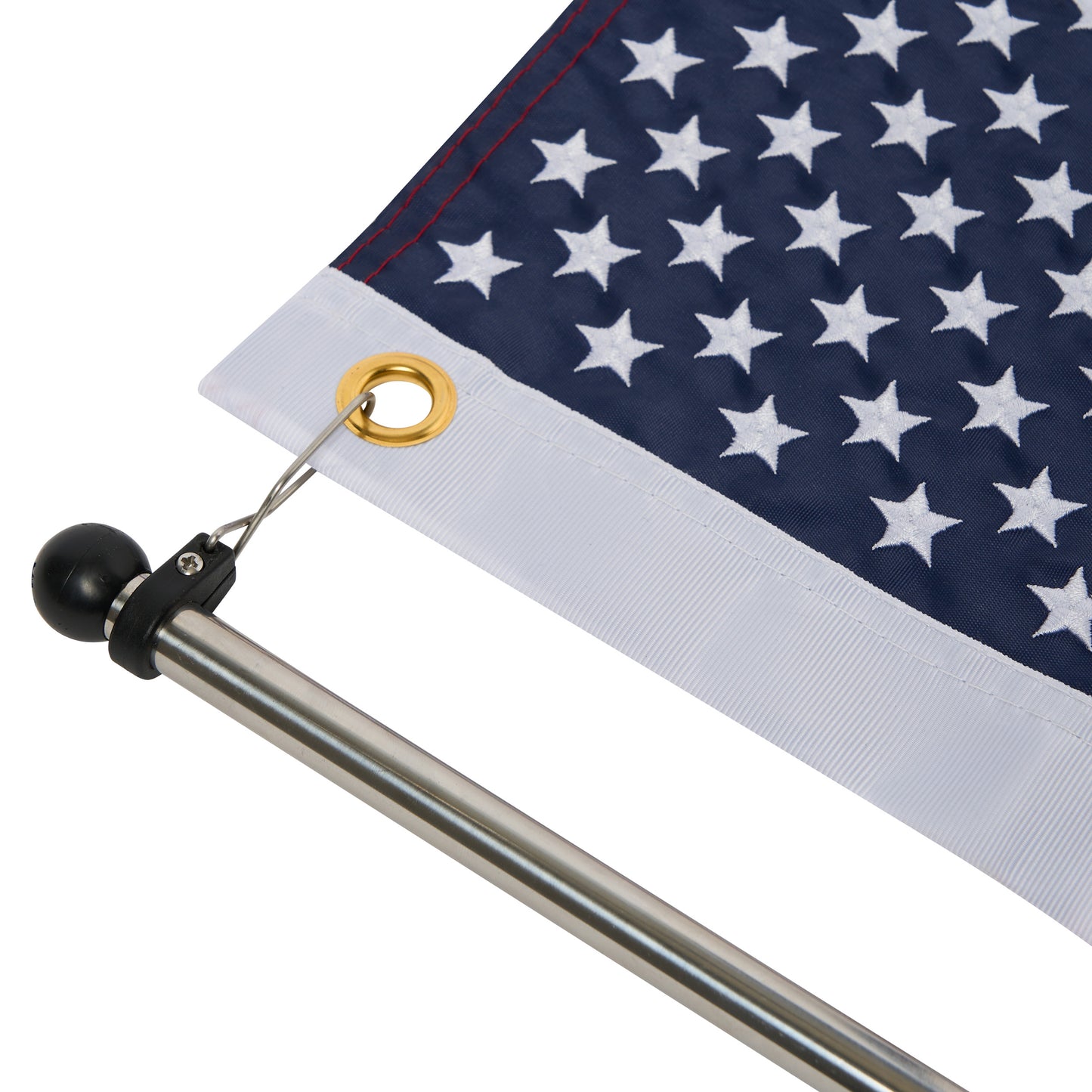 Northgear™ 18"Boat flag pole with 12''X18''American flag